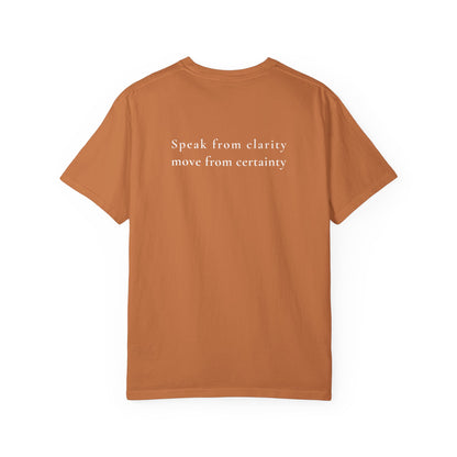 clarity & certainty tee