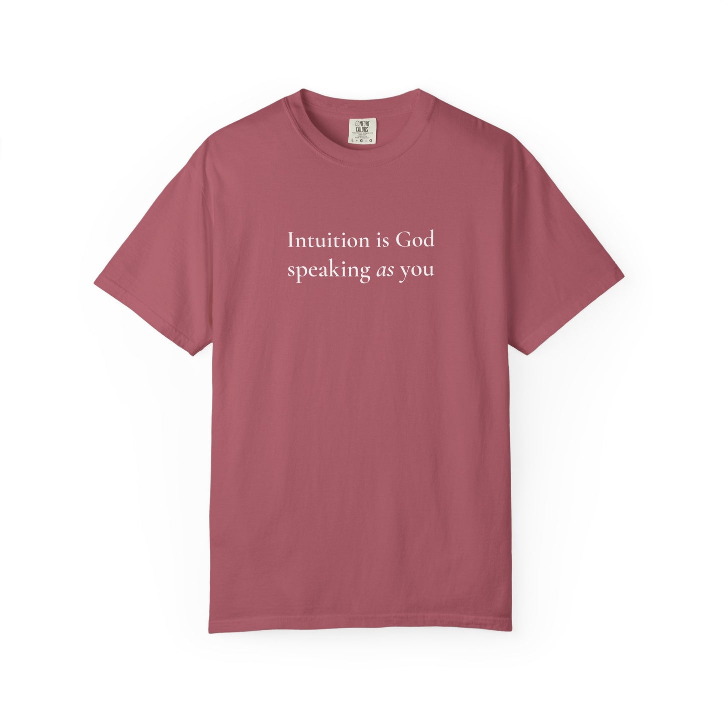 intuition is God tee